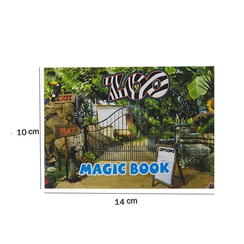 Color Cartoon Magic Book Magic Moving Images: Animated optical Illusions Magic Tricks Magia Book Magic Funny Best Gift for Kids