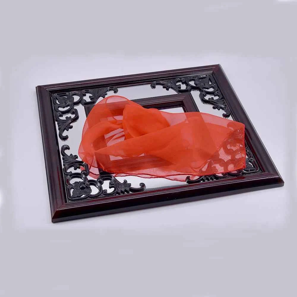Silk Through Mirror – Handkerchief Penetration Stage Magic Prop - Big Tim's Magic Emporium