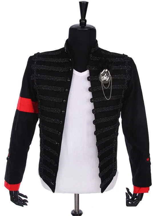 Cosplay for MICHAEL JACKSON Costumes Military Jacket for Retro Style Handmade Halloween Christmas Xmas - Big Tim's Magic Emporium