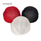 20cm Round Sinamay Fascinator Base 6-Pack DIY Millinery Derby Hat Headpiece Mold