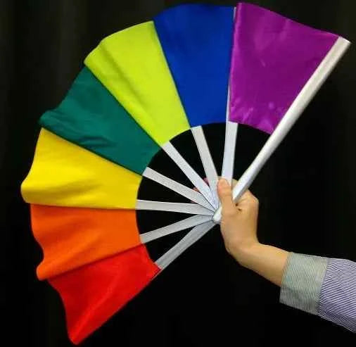 Delux Multicolor Pro Broken and Restored Fan Magic Tricks Stage Magia Appearing Magie Illusion Gimmick Magicians Props