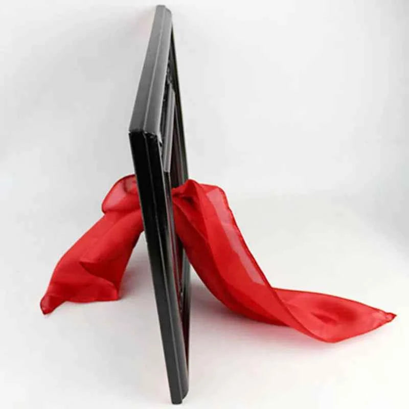 Silk Through Mirror – Handkerchief Penetration Stage Magic Prop - Big Tim's Magic Emporium