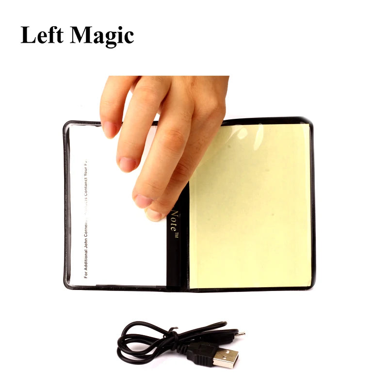 1 Set Light Prediction Holder(Charged Version)- Magic Tricks Optical Prediction Wallet Magic Props Close Up Magic G8080 - Big Tim's Magic Emporium