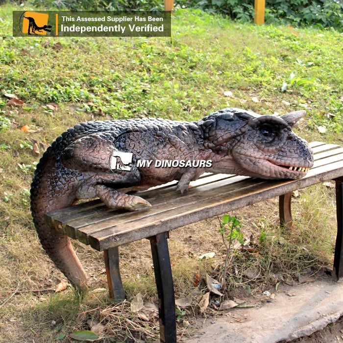 MY-Dino D29-3 Realistic Latex Dinosaur Carnotaurus Hand Puppet