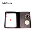 leather Coin Magic Tricks Mental Ancient Coins Magic Coins Coin Transposition Accessories Close Up Magic Props Illusions