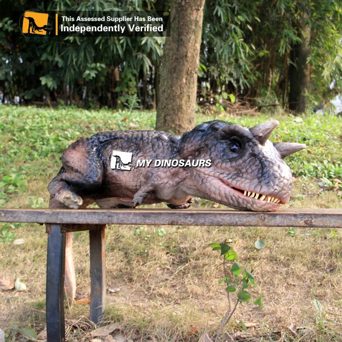 MY-Dino D29-3 Realistic Latex Dinosaur Carnotaurus Hand Puppet