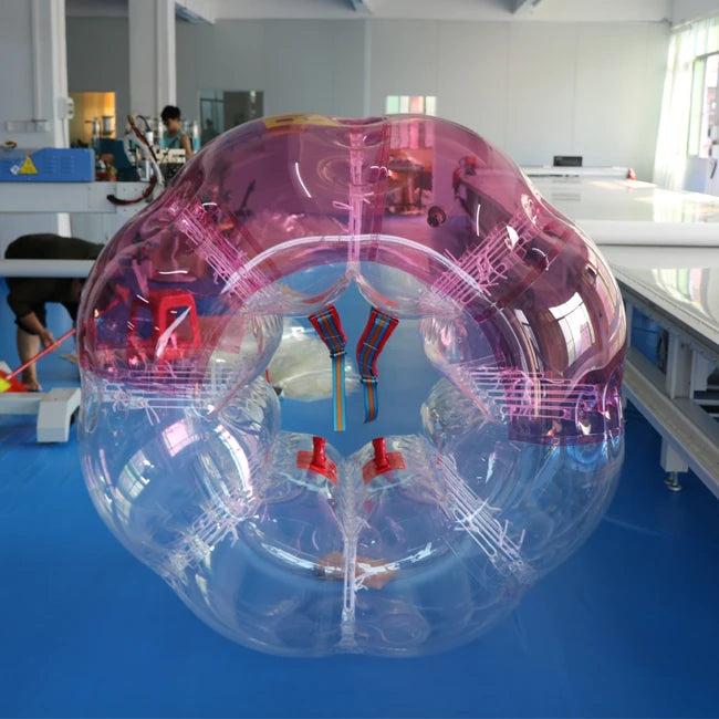 First Class Material TPU Inflatable Bumper Ball Half Color Inflatable Bubble Soccer Balloon for Sale