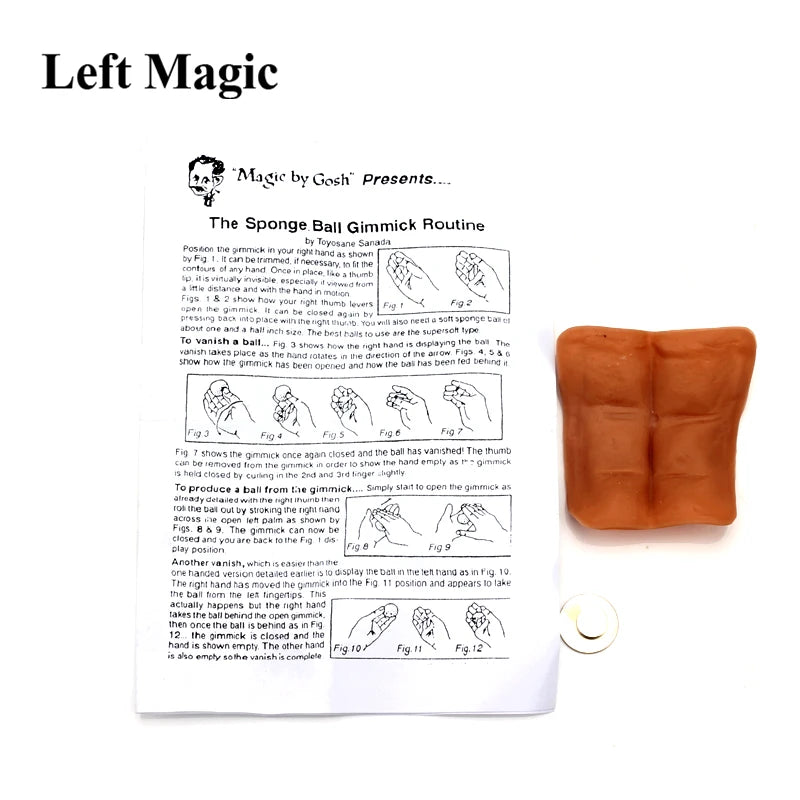 Sanada Gimmick Routines Magic Tricks Amazing close-up Magic Illusion Magic Props Easy To Do Accessories Magic shows Toys C2100 - Big Tim's Magic Emporium