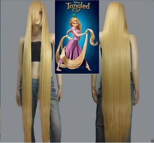 Long Straight Golden Cosplay Wig
