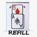 Refill for Professional Cardiographic Exclusive Rise Card Prediction (35.5*28cm) Magic Tricks Stage Illusion Gimmick Prop Access - Big Tim's Magic Emporium
