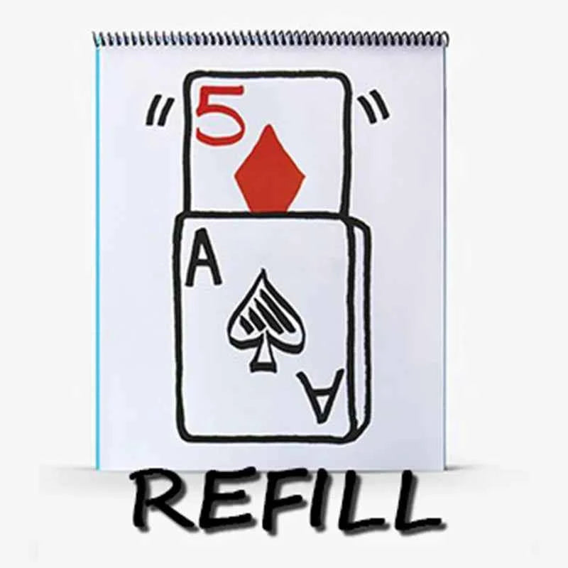 Refill for Professional Cardiographic Exclusive Rise Card Prediction (35.5*28cm) Magic Tricks Stage Illusion Gimmick Prop Access - Big Tim's Magic Emporium