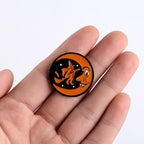 Trick-or-Treat Halloween Enamel Pin