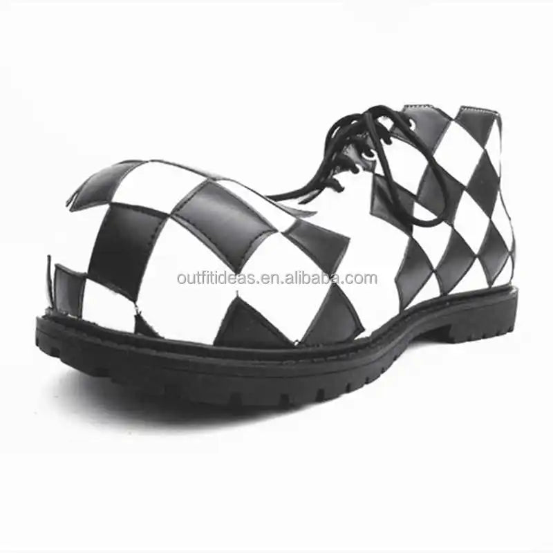 New With Box Unisex Men Trendy Dress Witch Magic Clown Shoes Halloween Party Shoes Circus Fancy Dress Burlesque Clown Shoes