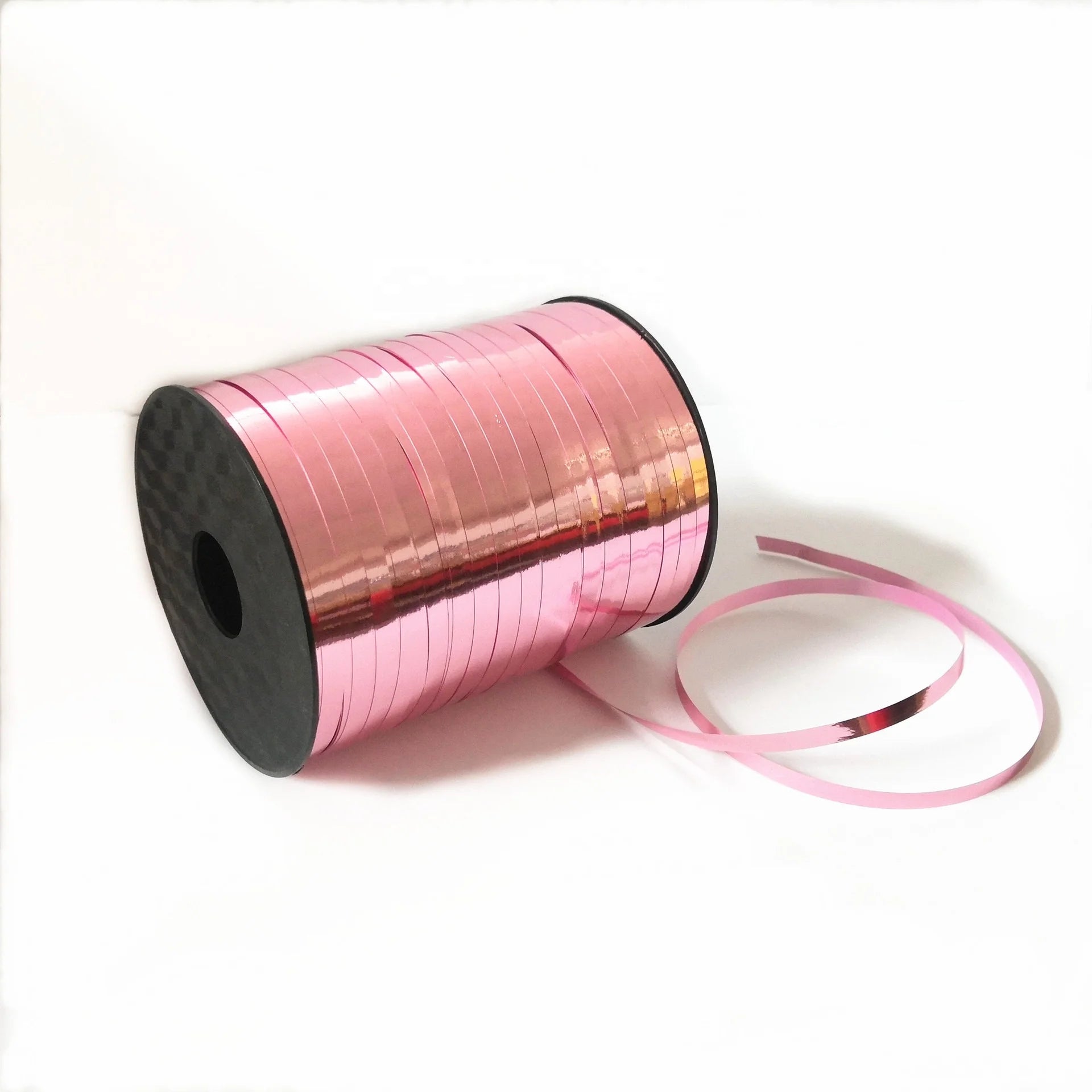 500 Yards Shiny Metallic Gold Crimped Curling Ribbon Balloon String Roll for Gift Wrapping Party Promotional Party Supplies