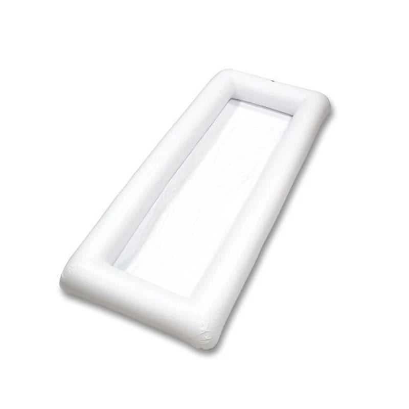 Party Inflatable Salad Bar Buffet Pool Inflatable Ice Bucket Outdoor Swimming Pool Drink Float Holder Food Supplies Toy Stand