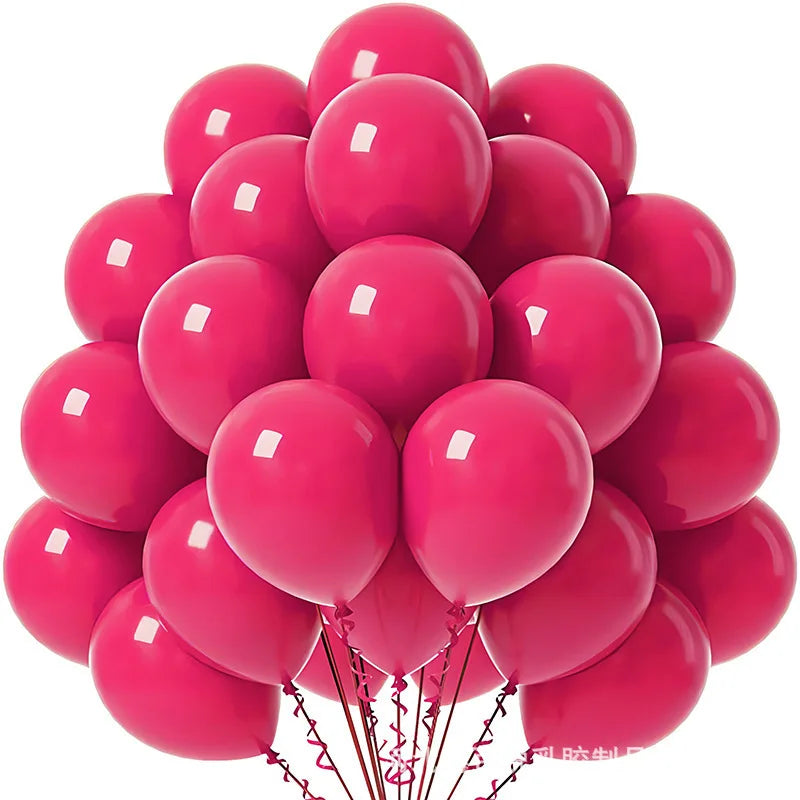 20pcs Pearl Latex Balloon Blue Helium Ball for Wedding Adult Birthday Party Baby Shower Graduation Chinese New Year Decoration