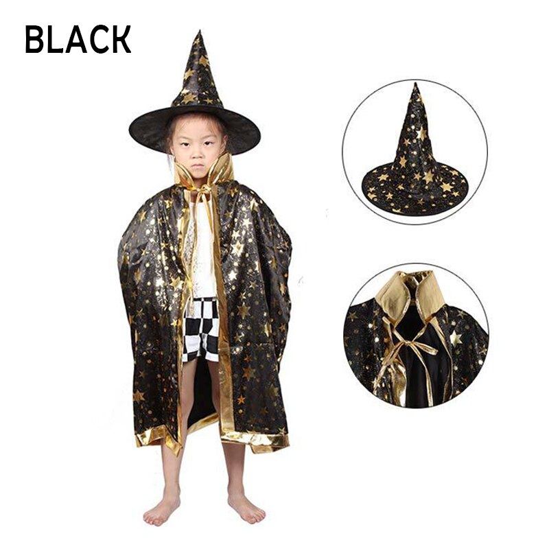 Kids' Magician Costume and Hat Options