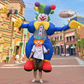 3/3.5m High Inflatable Clown Cartoon Puppet Suit Carnival Parade & Festival Decoration Essential