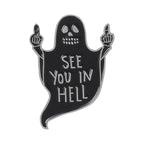 Trick-or-Treat Halloween Enamel Pin