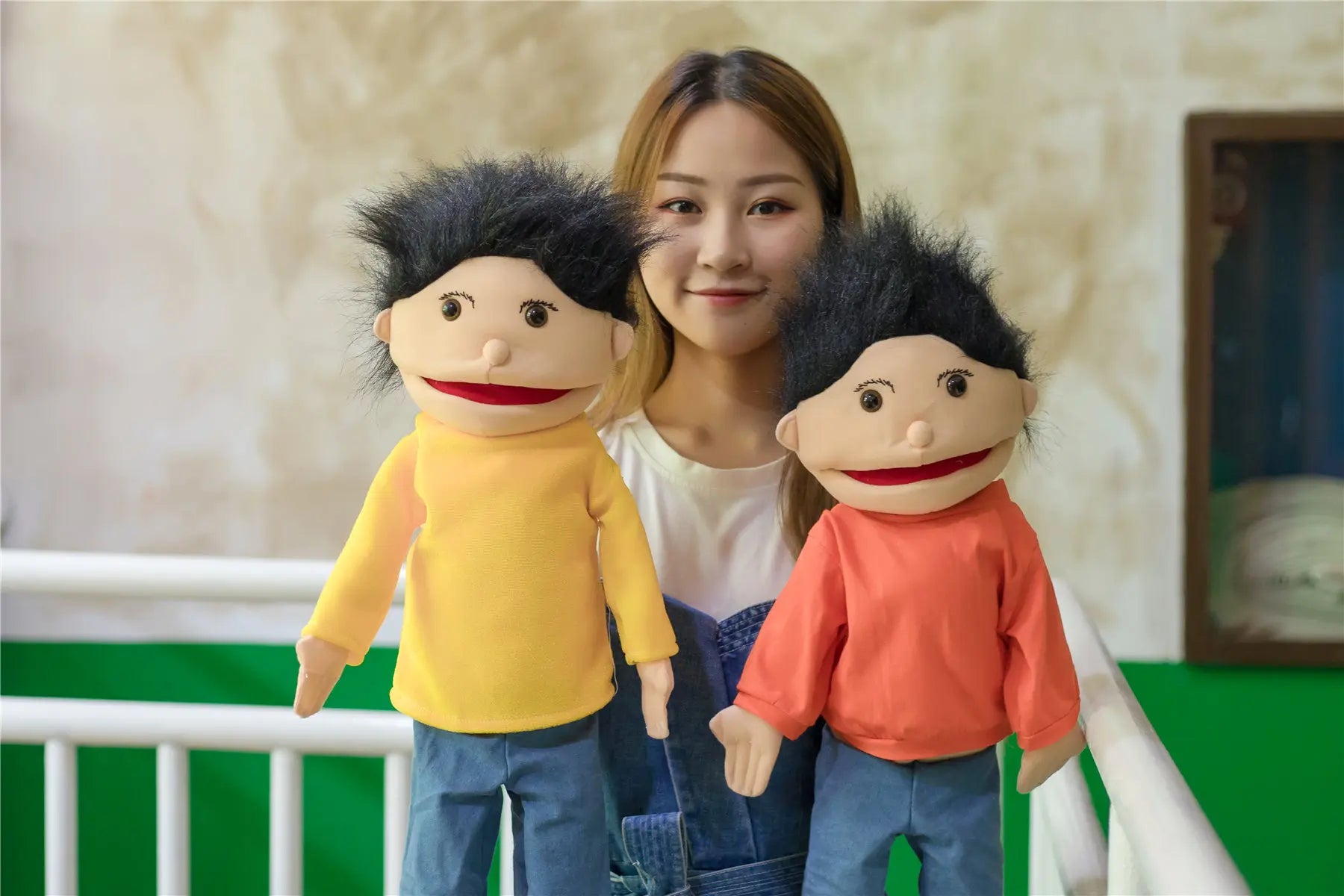 Kindergarten Educational Hand Puppet For Boy Girl Large Plush Puppet Doll Story Language Plush Toy for Kids Christmas Gifts - Big Tim's Magic Emporium