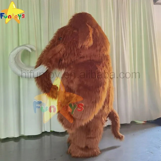 Funtoys Adult Cartoon Inflatable Elephant Mascot Costume Halloween Traje for Cosplay