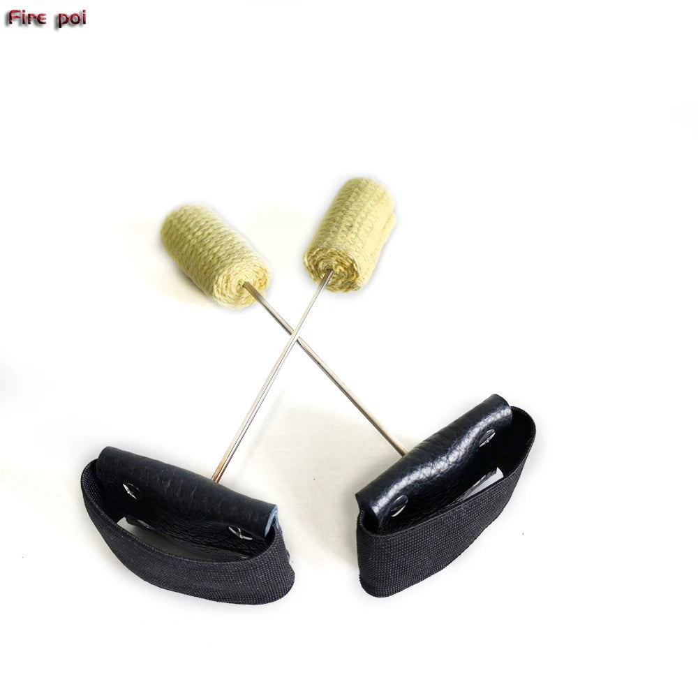 Fire Belly Dance Equipment Fire Performer Props Flame Show Dancing Handle Candles Body Torch Flow Art Fire Palm Torches