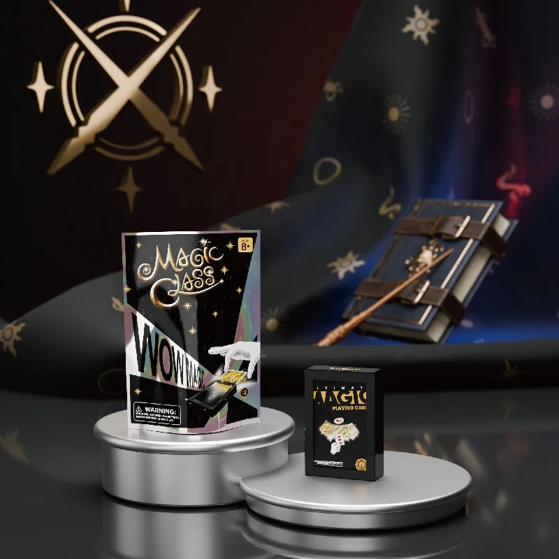 Magic Class Instant Vanish Card Box Party Show Tricks for  Beginners Magic Gift on Festivals