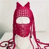 2026 Handmade Knitted Unisex Balaclava Hat Adult Skull Funny Balaclava Hat Design 48-50cm Fabric Balaclava Hat - Big Tim's Magic Emporium