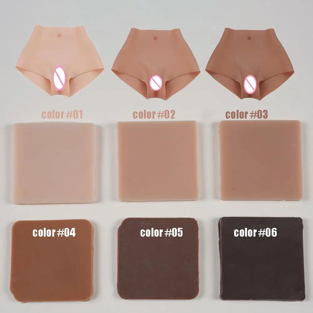 Male to Woman Cosplay Crossdresser Trans Super Soft Silicone Vagina Pants Catheter/Vaginal Tube Plump Hip Lift False Pussy Ass