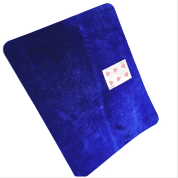 Customize Paper Poker Deck Card Mat (Black) for Street Magic Tricks Illusions Accessories Gimmick Props Magicians Pad