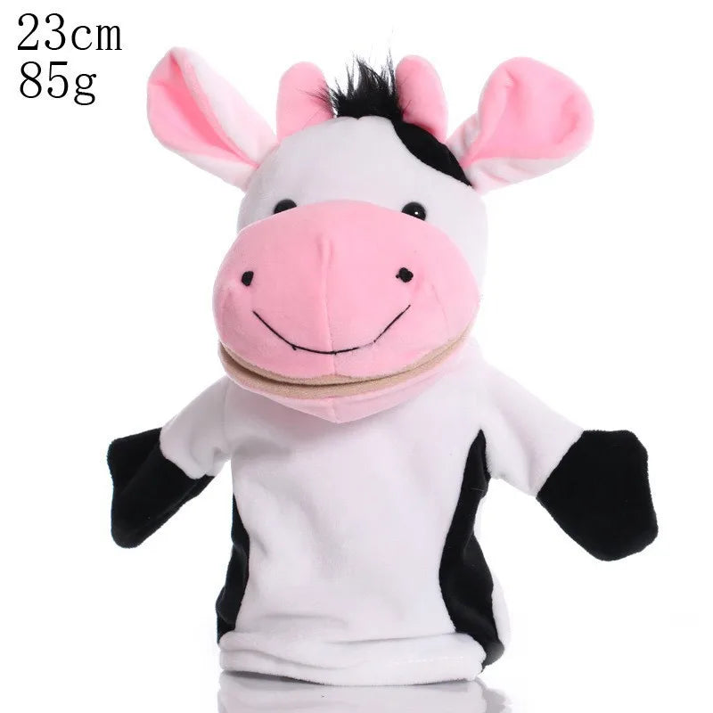 Custom Size Super Soft Plush Finger Puppet for Kids Babies Featuring Sheep Cow Hamster Mouse Characters PP Cotton for Weddings