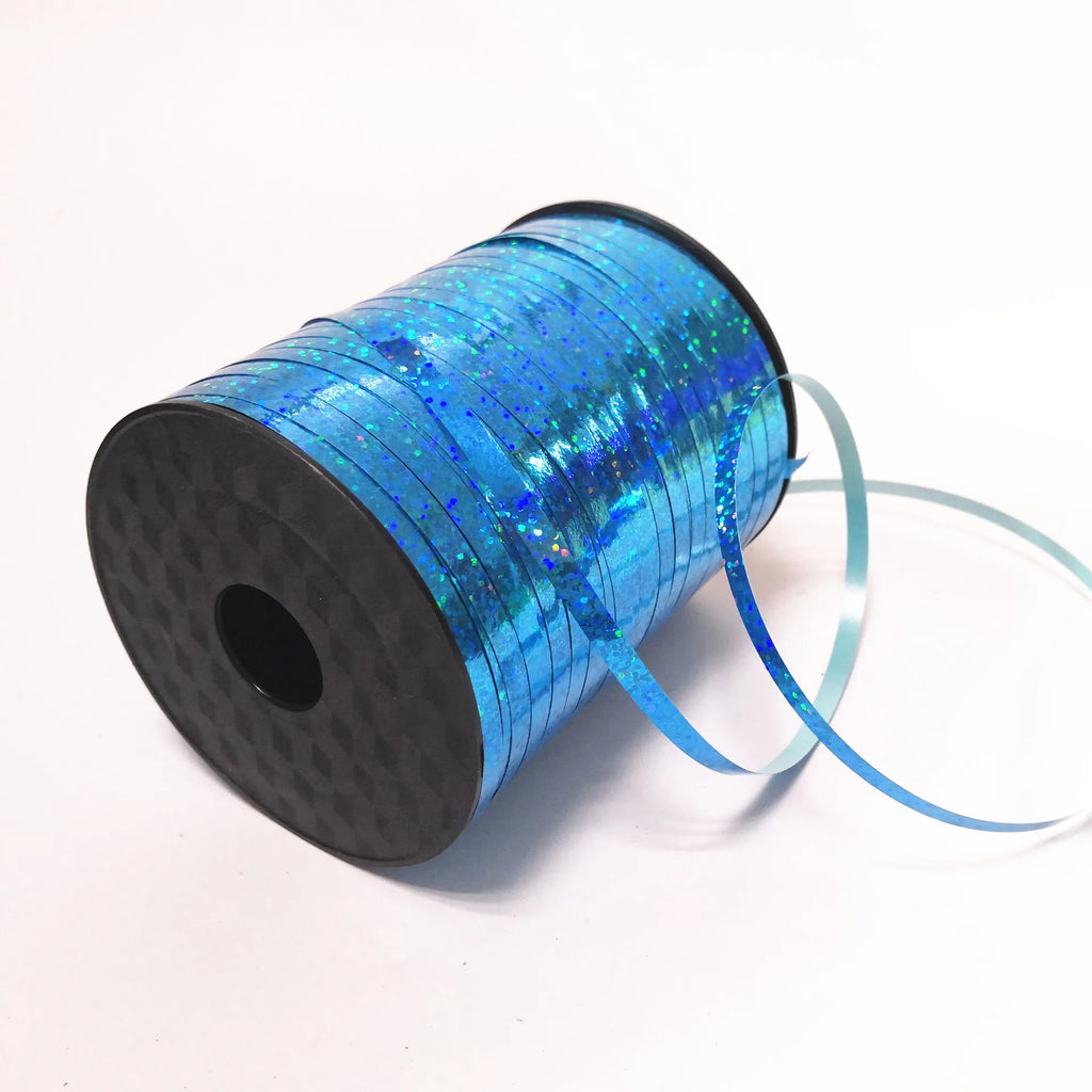 500 Yards Shiny Metallic Gold Crimped Curling Ribbon Balloon String Roll for Gift Wrapping Party Promotional Party Supplies