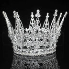 Bridal Rhinestone Tiara Crown for Weddings, Prom & Pageants