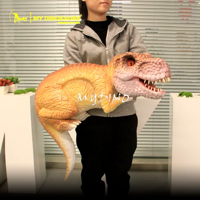 My Dino Custom Original Ventriloquist Dinosaur T-rex Hand Puppet
