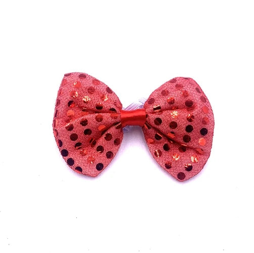 Sequin Led Bowtie Performer Event Led Light up Flashing Bowtie Fancy Light for Party