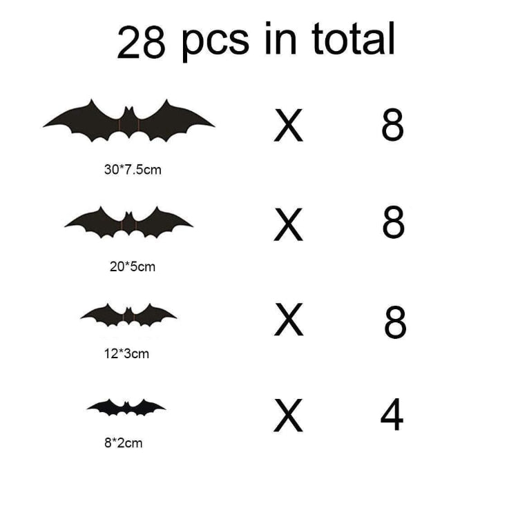 3D Bat Wall Stickers