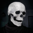 Full-Head Skull Mask with Movable Jaw