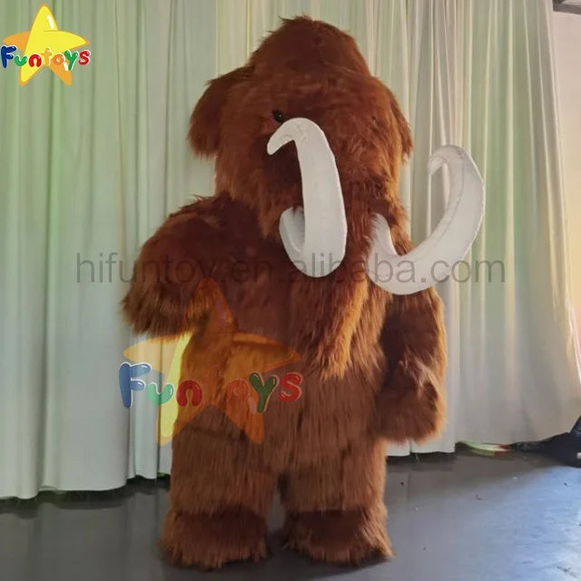 Funtoys Adult Cartoon Inflatable Elephant Mascot Costume Halloween Traje for Cosplay
