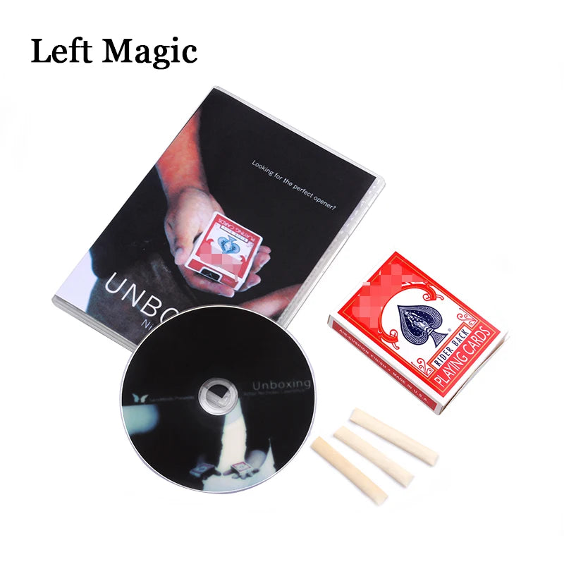 Unboxing By Nicholas Lawrence & SansMinds (DVD+Gimmick) - Card Magic Tricks Close Up Magic Accessories Stage Fun Illusions - Big Tim's Magic Emporium