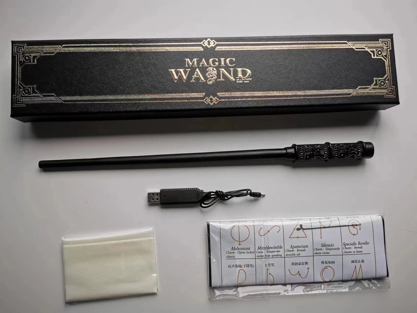 Extra Magic Flash Paper 5 PCS of PACKS for Fireball Stick Magic Shooting Wand