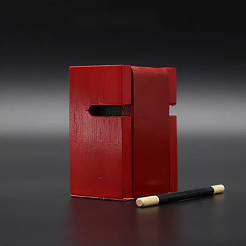 Mystery Box Magic Tricks Wand Passing Thru Ring in Box Penetration Magia Close Up Stage Table Illusions Gimmicks Mentalism Props - Big Tim's Magic Emporium