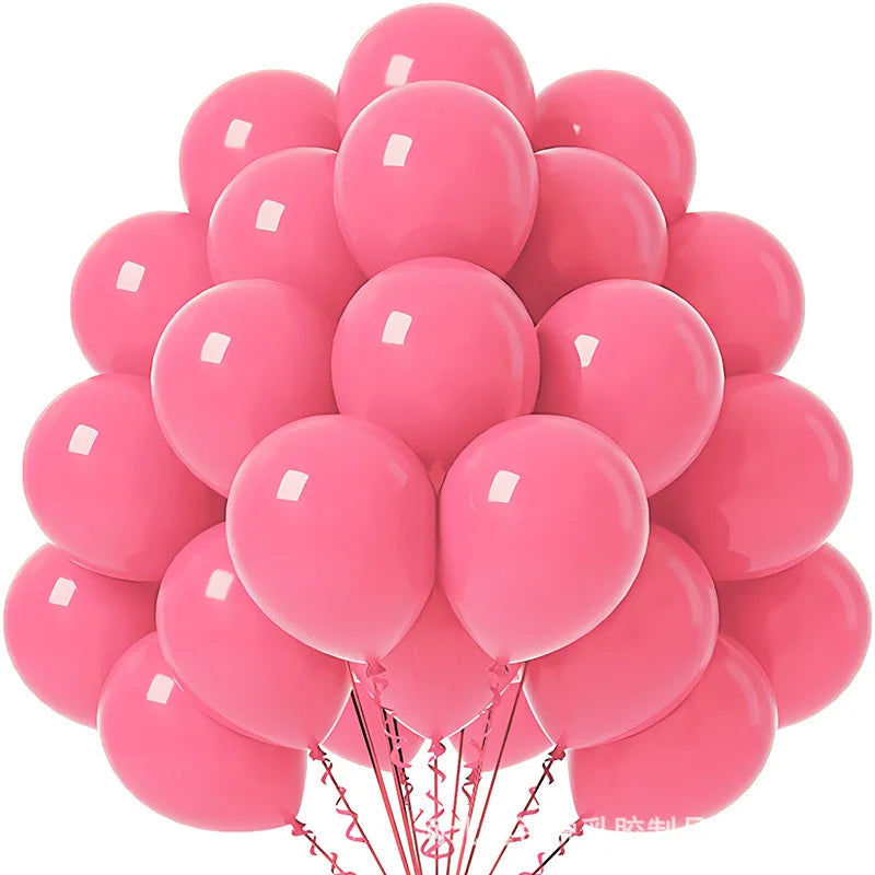 20pcs Pearl Latex Balloon Blue Helium Ball for Wedding Adult Birthday Party Baby Shower Graduation Chinese New Year Decoration