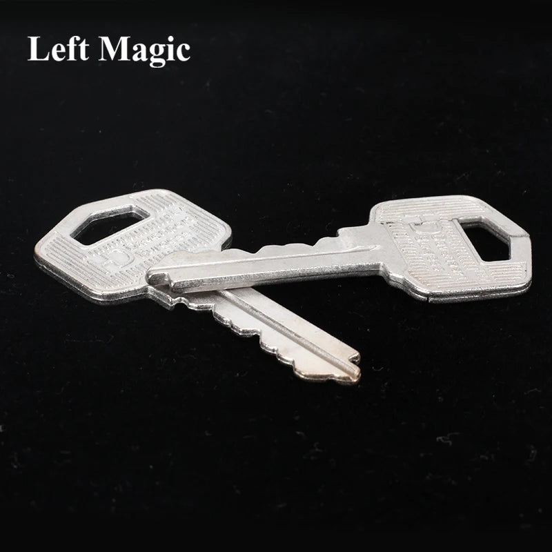 The Key (Gimmicks and Online Instructions) - Silver Magic Tricks Magician Close Up Props Amazing Key Linking Magic - Big Tim's Magic Emporium