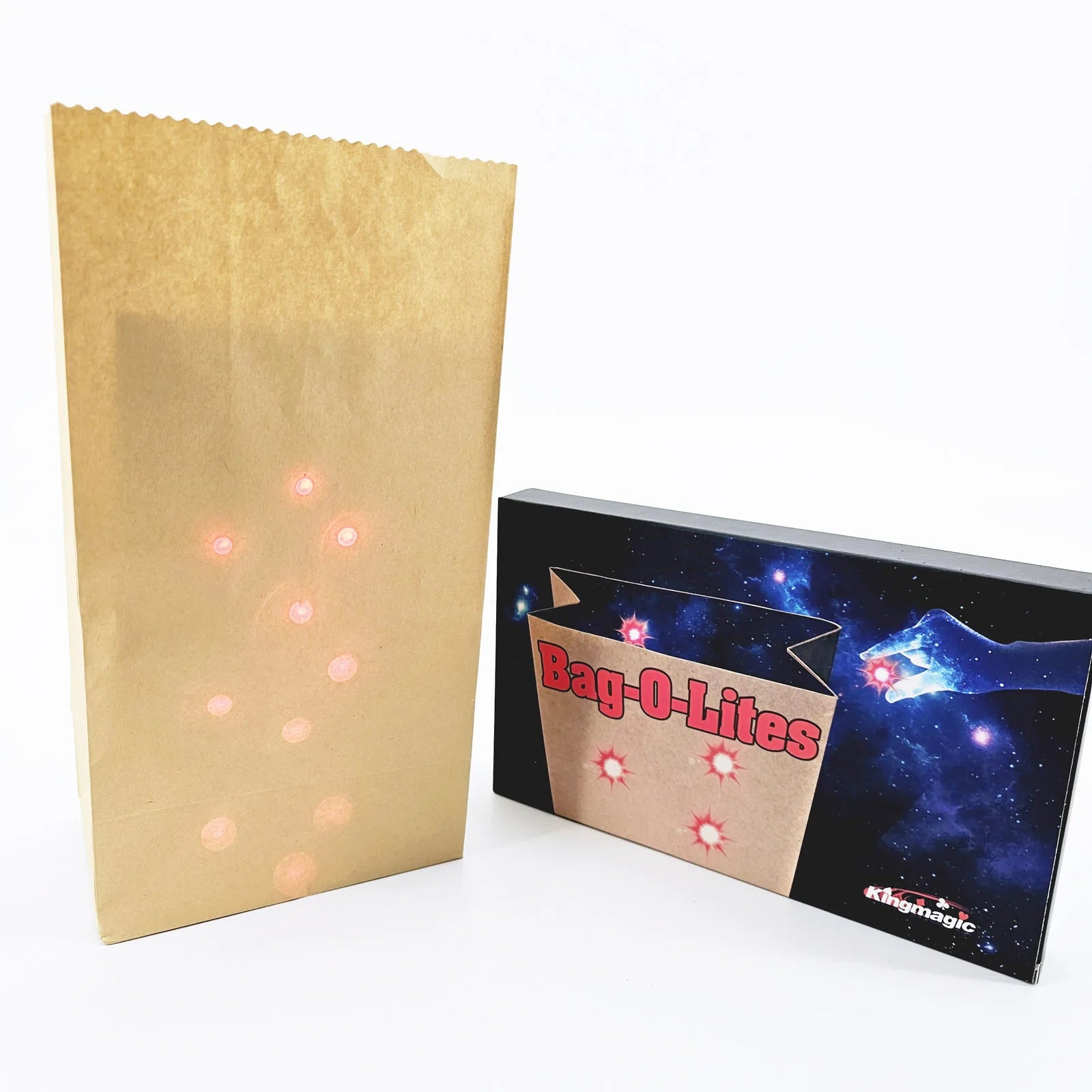 Bag O Lites Finger Lights Flash Rose Stage Magic Tricks Toys for Professional Magicians Trucos De Magia Magie