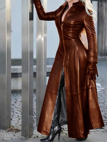 Women's Faux Leather Costume