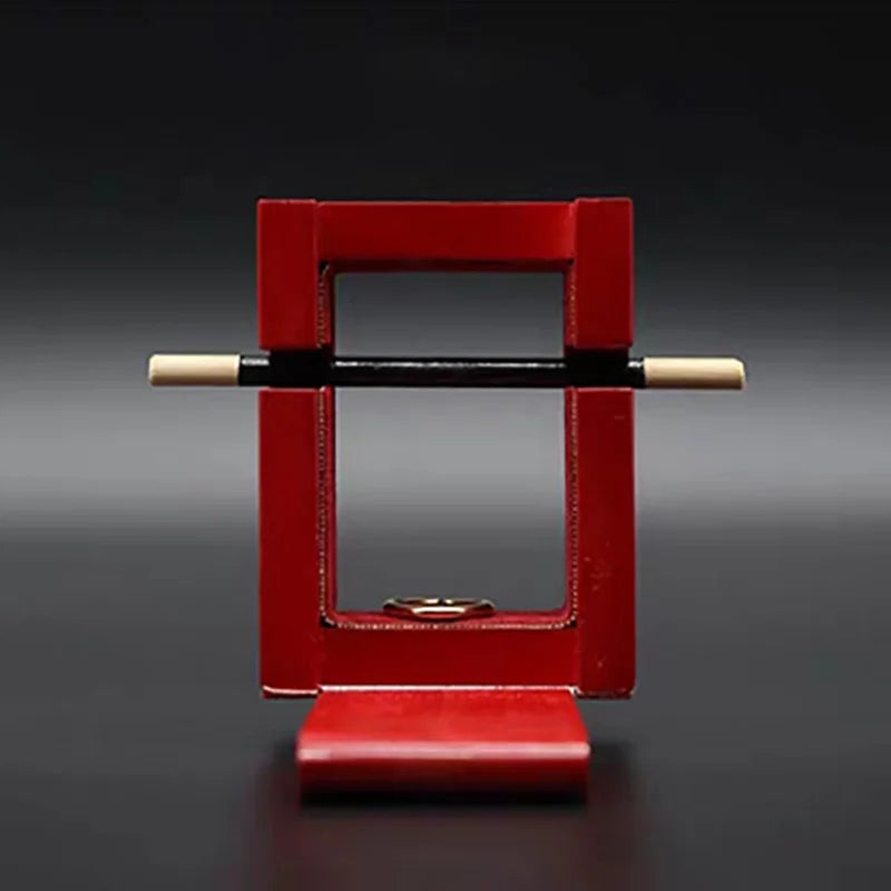 Mystery Box Magic Tricks Wand Passing Thru Ring in Box Penetration Magia Close Up Stage Table Illusions Gimmicks Mentalism Props - Big Tim's Magic Emporium