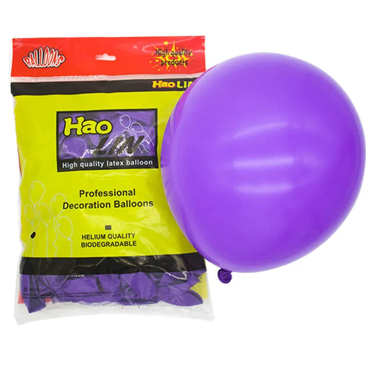 12 Inch Latex Balloons for Various Occasions-for Birthdays Graduations Baby Showers Christmas Holidays Mother's Day Halloween