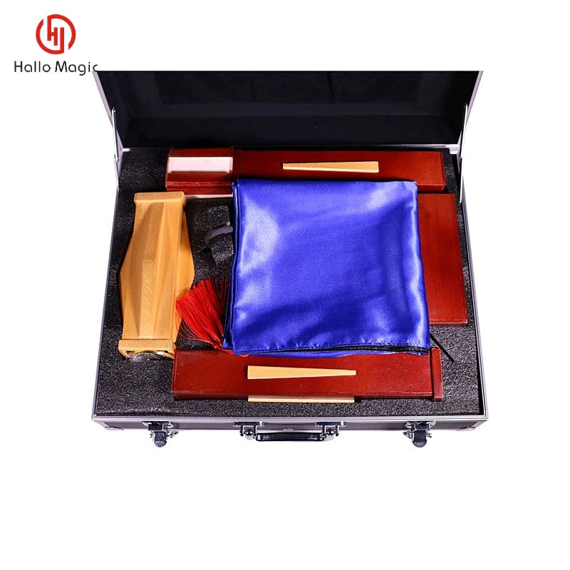 Light Floating Table (Wooden Vase & Plastic Candlestick) Magic Tricks Magician Stage Illusions Gimmick Props Levitation Magia