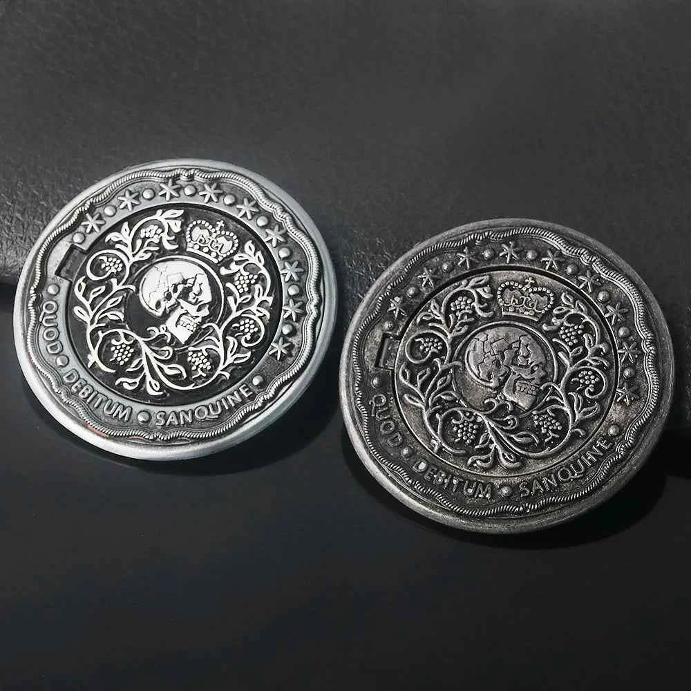 Movie John Wick Can Open Coin Big Size Badge Sofia Blood Oath Marker Keanu Reeves Continental Hotel Adjudicator Cosplay Jewelry