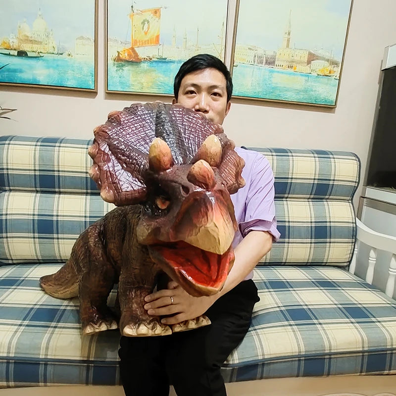 Cute Hand Control  Animatronic Dinosaur Puppet Toy for Adults for Sale